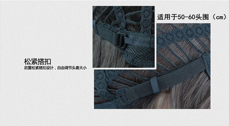 Thousand Ghost Blade Stove Door Nezuko Cos Wig Natural Black Gradient Brown Long Curly Hair