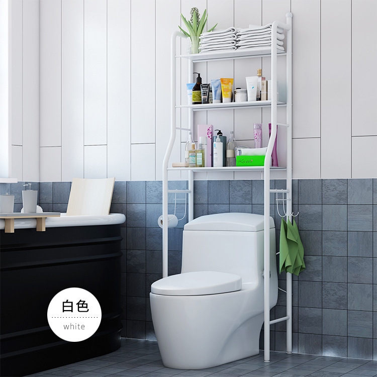 Punch-Free Toilet Rack Bathroom Toilet Toilet Storage Washing Machine Toilet Floor Toilet Shelf