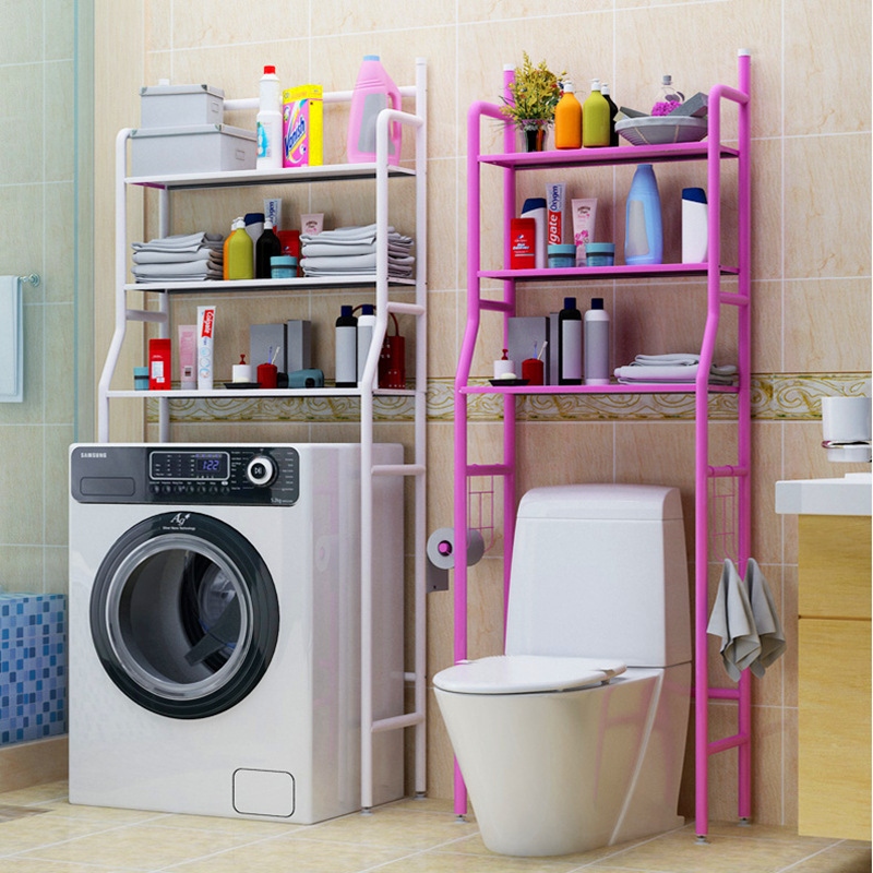 Punch-Free Toilet Rack Bathroom Toilet Toilet Storage Washing Machine Toilet Floor Toilet Shelf