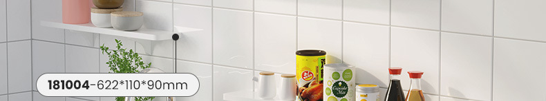 Perforation-free bathroom shelf wall rack or plastic storage shelf