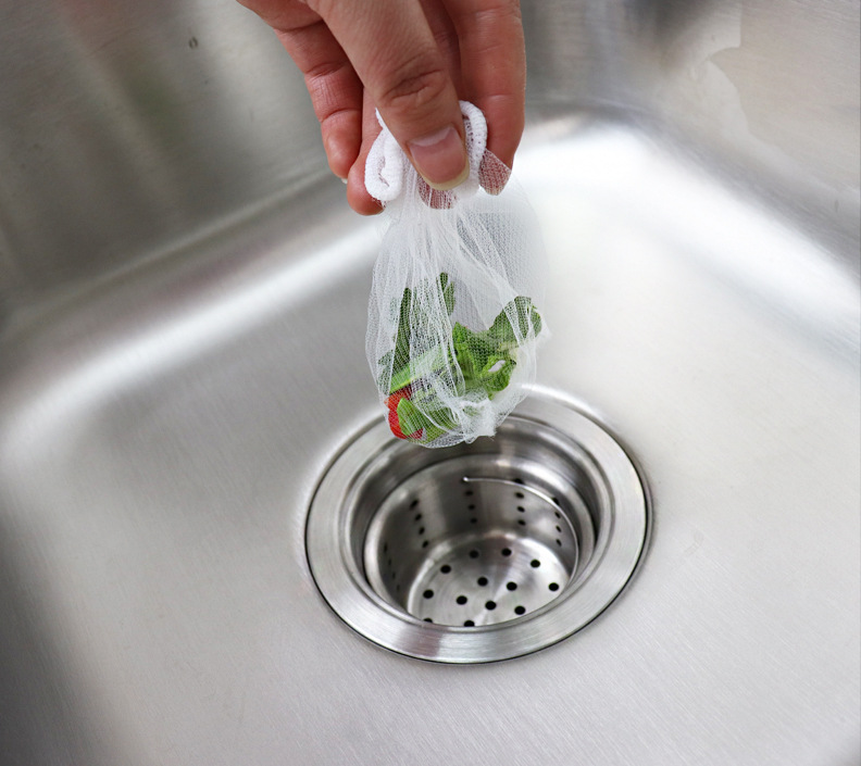Kitchen Sink Filter Net Household Anti-Blocking Floor Drain Net Sundries Garbage Bag Washing Basin Water-Proof Water Cut Bag Net