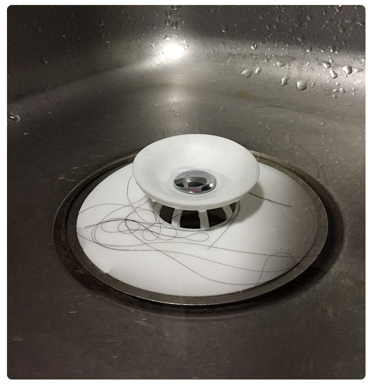 Toilet UFO Push-Type Bounce Floor Drain Cover Deodorant Wash Basin Filter Floor Drain Water Plug Toilet UFO Push-Type Bounce Floor Drain Cover Deodorant Wash Basin Filter Floor Drain Water Plug