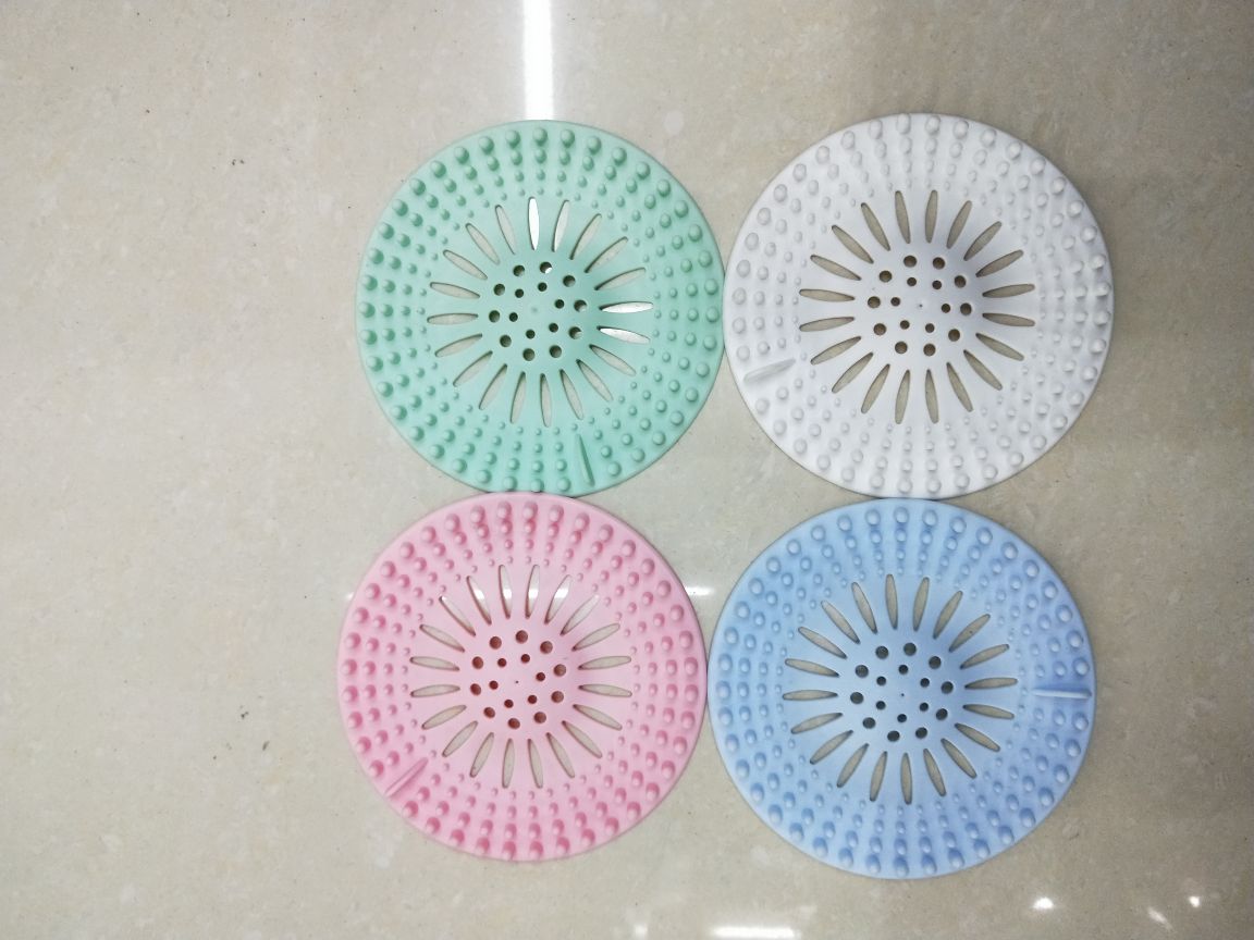 Kitchen creative silicone sink drain clogging floor drain bathroom drain hair filter