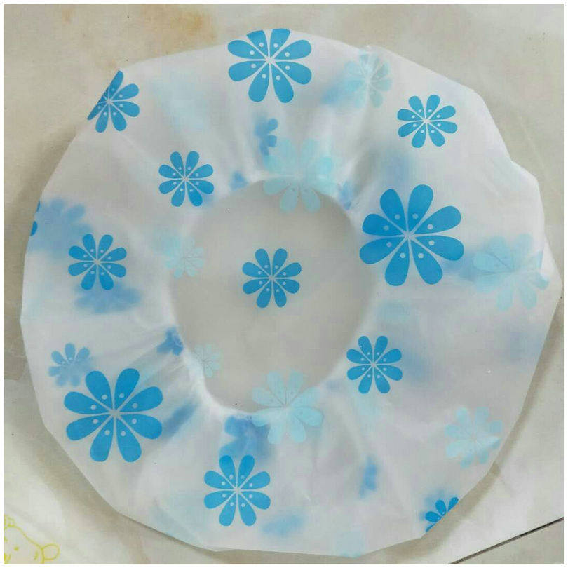 Enlarged and thickened waterproof shower cap cute shower cap for adult women