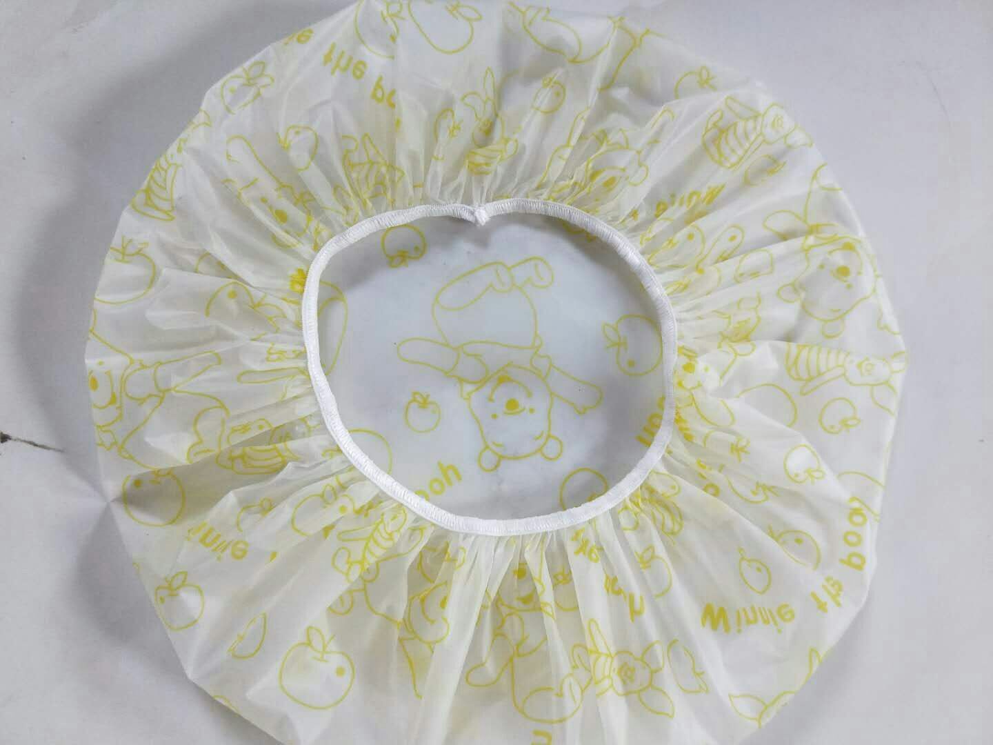 Enlarged and thickened waterproof shower cap cute shower cap for adult women