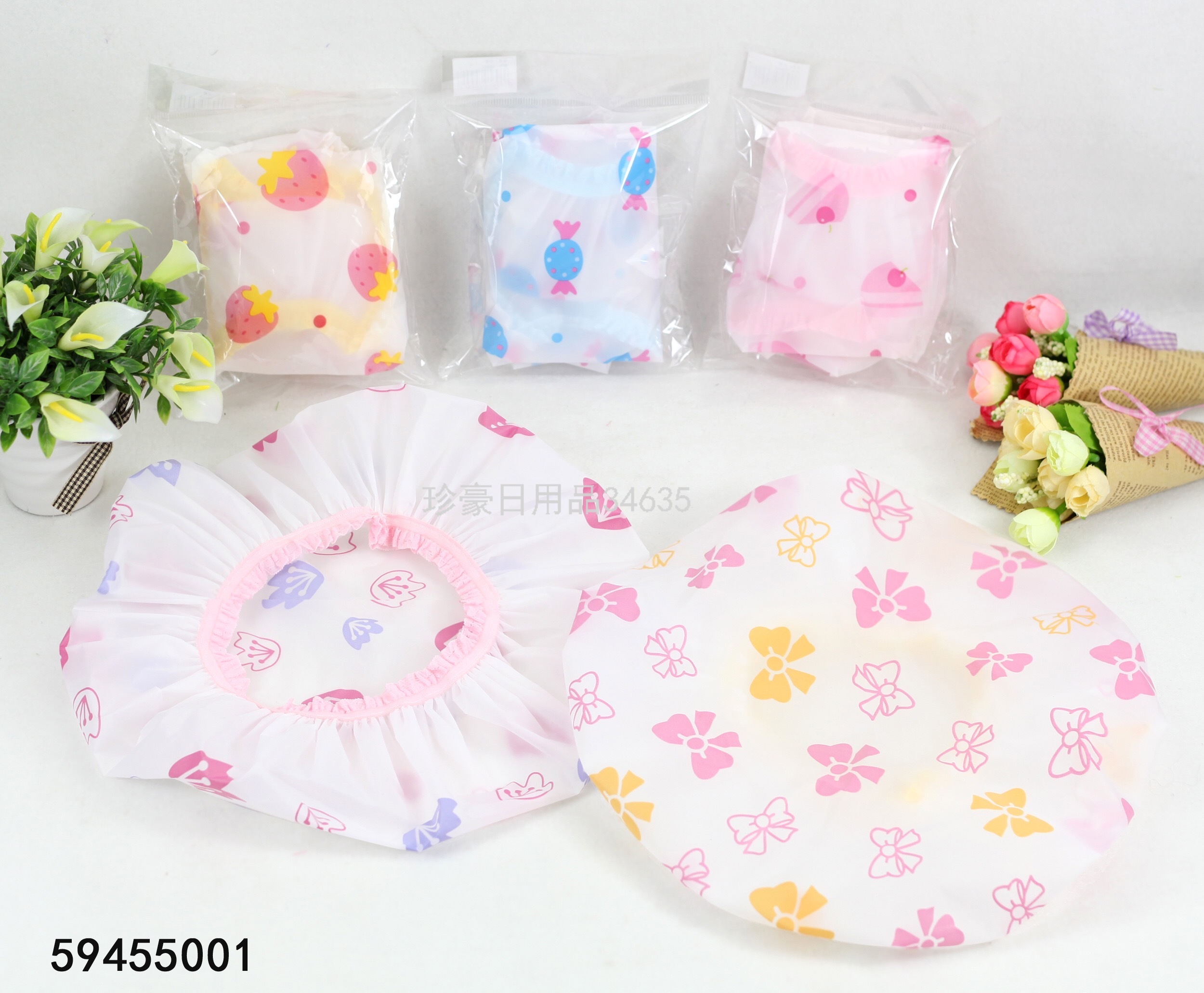 Shower Cap Cartoon Waterproof Shower Cap Beauty Cap