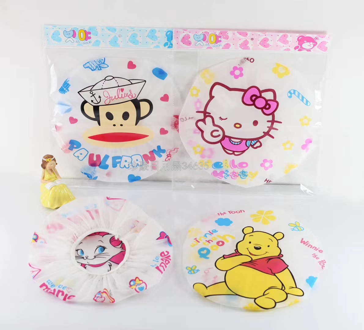 Shower Cap Cartoon Waterproof Shower Cap Beauty Cap