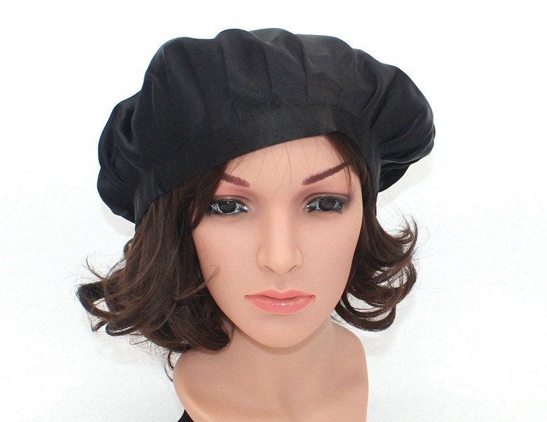 Mulberry Silk Maternity Confinement Household Shower Cap Lace-up Adjustable Women's Adult Home Long Hair Silk Nightcap