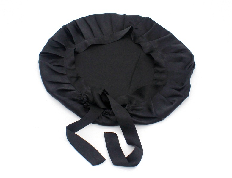 Mulberry Silk Maternity Confinement Household Shower Cap Lace-up Adjustable Women's Adult Home Long Hair Silk Nightcap