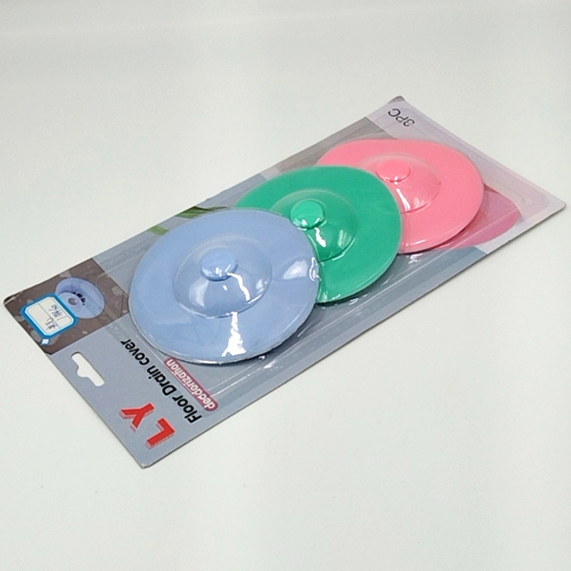 Push-Type Sink UFO-Shaped Floor Drain Cover TikTok Same Drainage Ball Gag Anti-Blocking Floor Drain Factory
