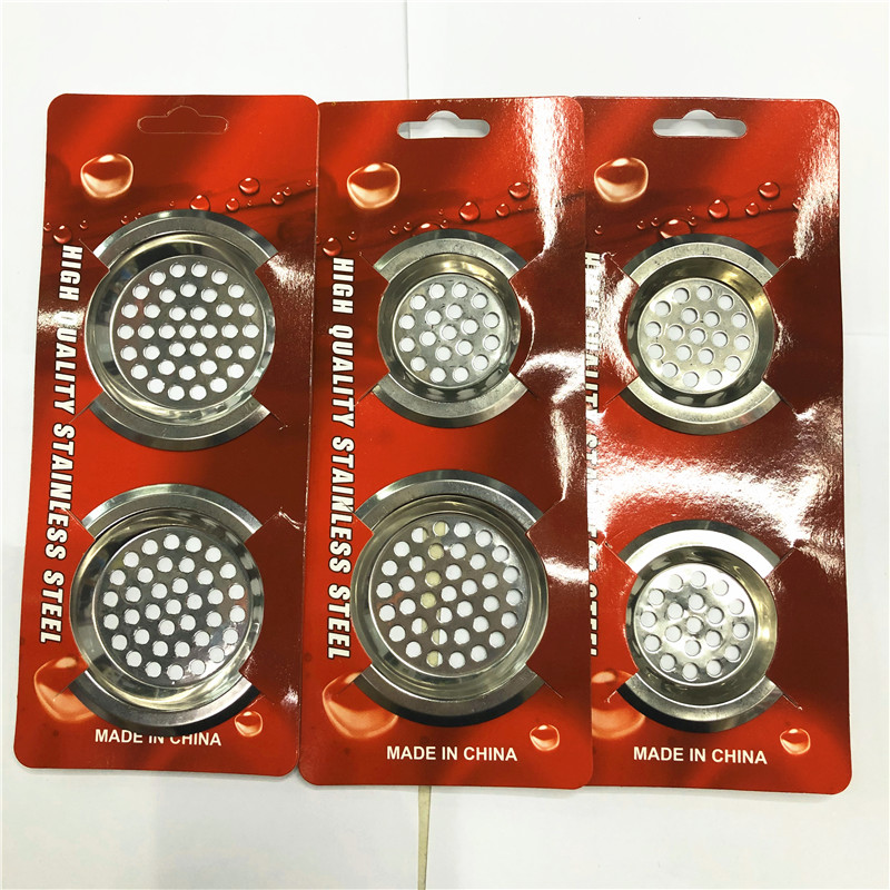 High-quality stainless steel wide edge floor drain kitchen sink filter sink anti - blocking anti - odor basin between