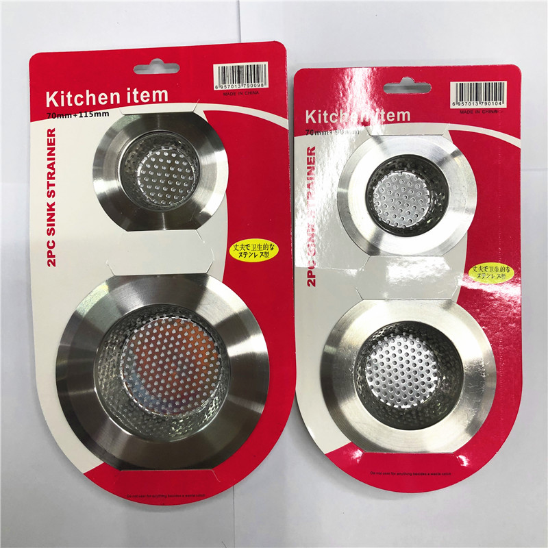 High-quality stainless steel wide edge floor drain kitchen sink filter sink anti - blocking anti - odor basin between