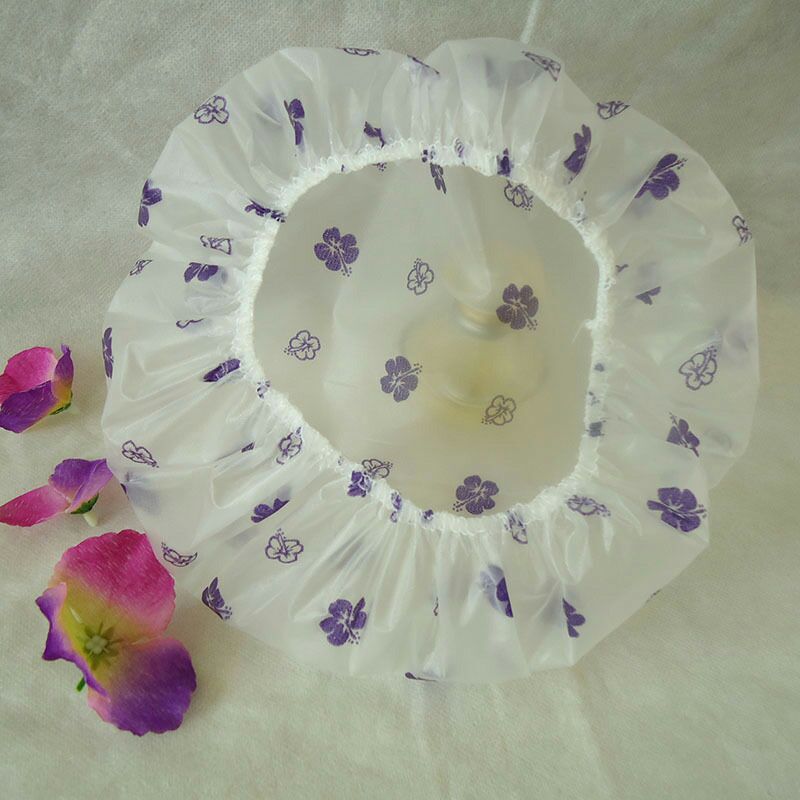 EVA waterproof shower cap color environmental protection hotel household shower cap thickening can be reused EVA waterproof shower cap color environmental protection hotel household shower cap thickening can be reused