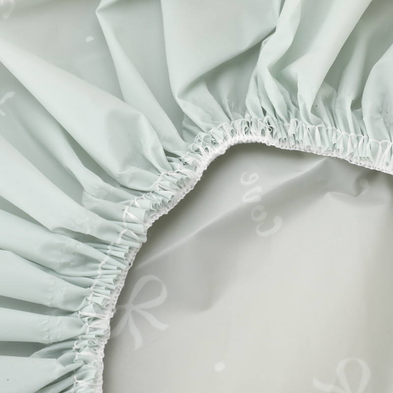 show fashion solid color waterproof shower cap for adults comfortable breathable long hair shower cap for ladies home
