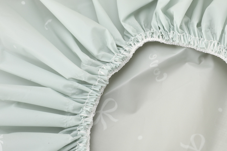 show fashion solid color waterproof shower cap for adults comfortable breathable long hair shower cap for ladies home