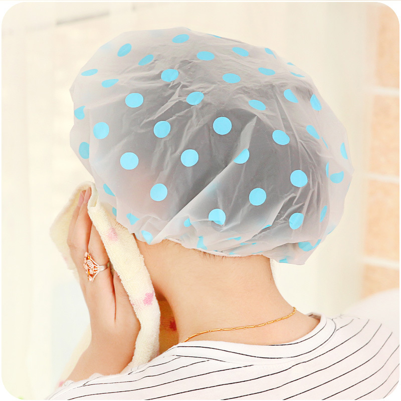 Shower cap waterproof home thickening shower cap for men and women 9316 ladies Bath shower cap wholesale