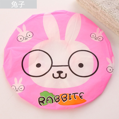 Z Cute cartoon shower cap Japanese waterproof shower cap shampoo cap anti - lampblack cap