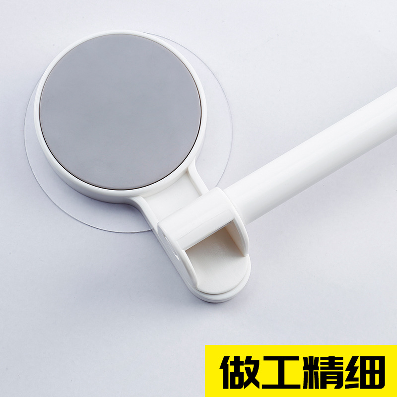 Kitchen Towel Rack Storage Rack Punch-Free Invisible Bathroom Towel Tissue Roll Stand Plastic Wrap Rack Storage Rack