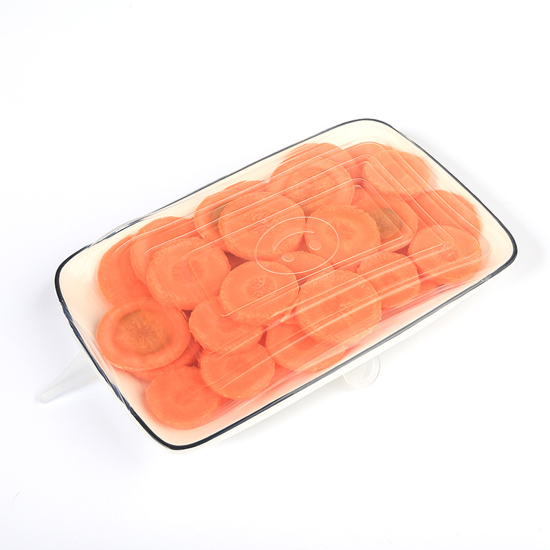 Square silica gel six-piece fresh keeping cover Stretch bowl Cover Microwave sealed plastic wrap convenient Cover