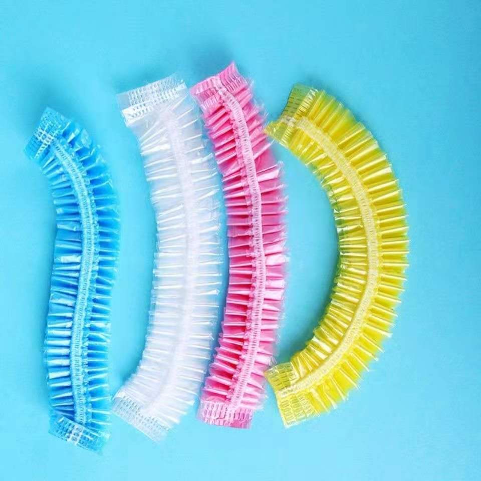 In Stock Wholesale Disposable Cap Bags PE Plastic Film Strip Waterproof Shower Cap Food Plastic Wrap Sets In Stock Wholesale Disposable Cap Bags PE Plastic Film Strip Waterproof Shower Cap Food Plastic Wrap Sets