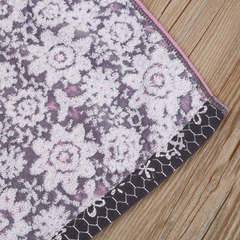 Pet Morning Qingchen Morning Pattern Mixed Color Pure Cotton Adult Bath Towel Facecloth Combination Set