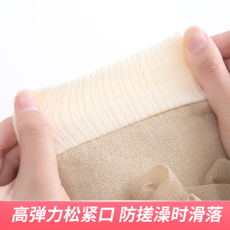 Factory Direct Supply Bath Towel Thick Mud Rubbing Scrubbing Gray Double-Sided Bath Bath Towel Adult Rubbing Back Bath Gloves