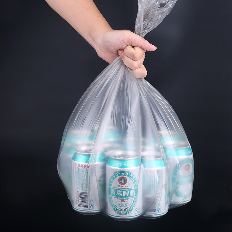 Chuteng Flat Mouth Garbage Bag Kitchen Disposable Toilet Multi-Roll Living Room Trash Can Thickened Delicated Plastic Bag
