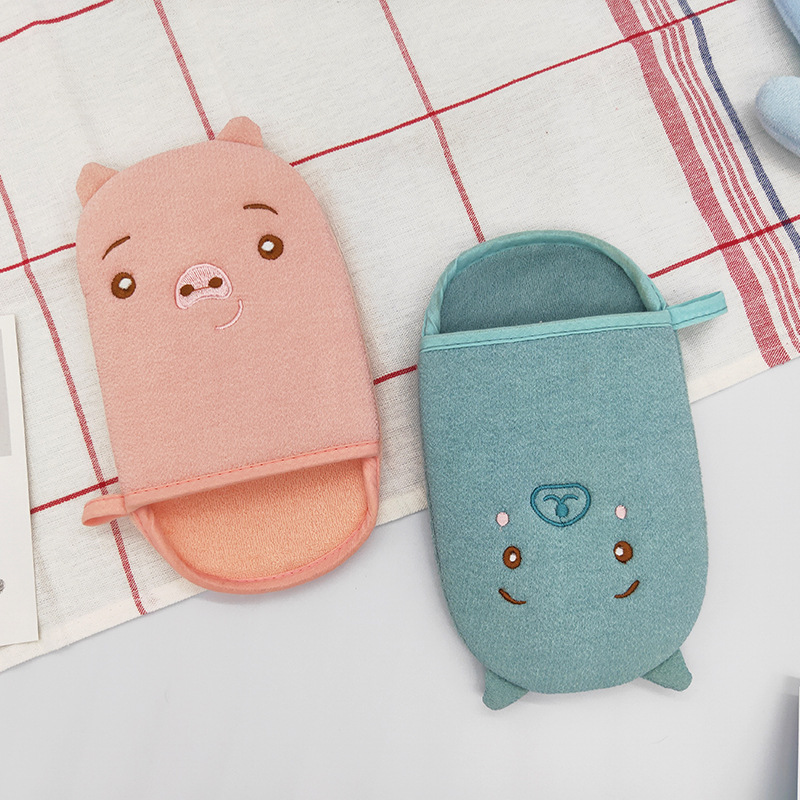 Futian Girl Bath Towel Strong Rubbing Bath Towel Baby Special Fine Yarn No Pain Decontamination Rub Back Gloves
