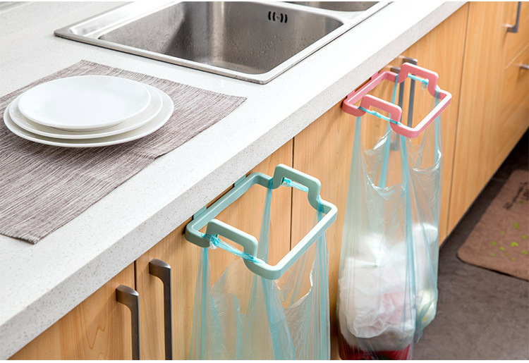 Kitchen Hanging Cabinet Door Trash Rack Door Back Type Garbage Bag Storage Rack Plastic Bag Rack Trash Can Bracket Kitchen Hanging Cabinet Door Trash Rack Door Back Type Garbage Bag Storage Rack Plastic Bag Rack Trash Can Bracket