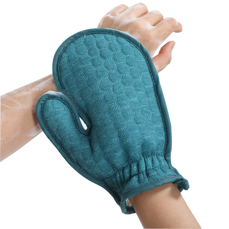 Factory Direct Sales New Double-Sided Coarse Sand Bath Towel Household Adult Mud Rubbing Dusting Bath Towel Household Bath Gloves