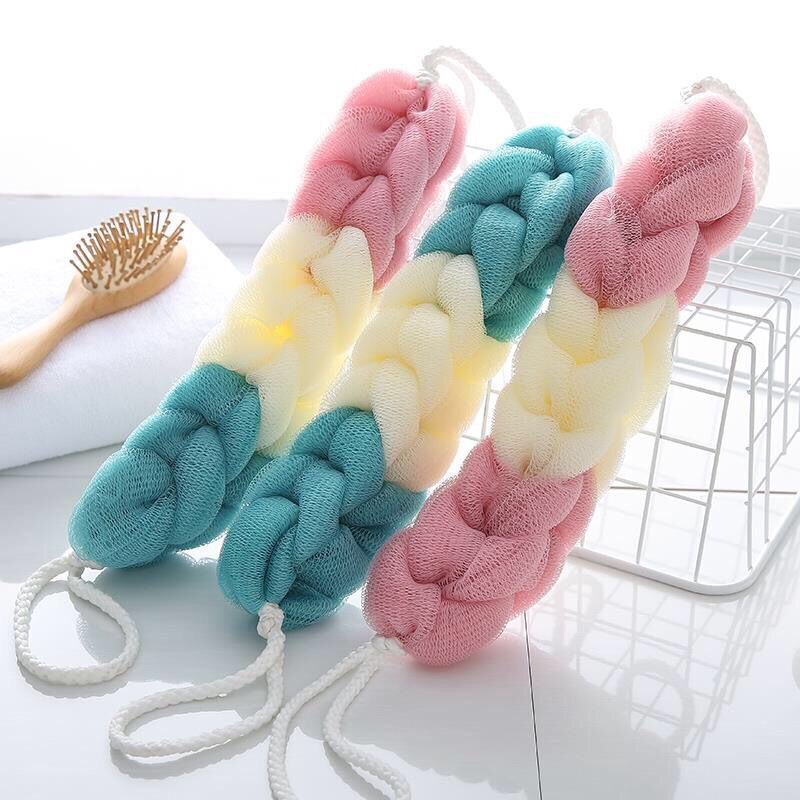 Junmei Three-Color Strip Adult Back Rubbings Strip Bath Towel Back Rub Strong Cleaning Bath Towel Factory Direct Sales