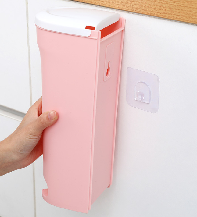 Wall-Mounted Garbage Bag Box Clutter Organizing Box