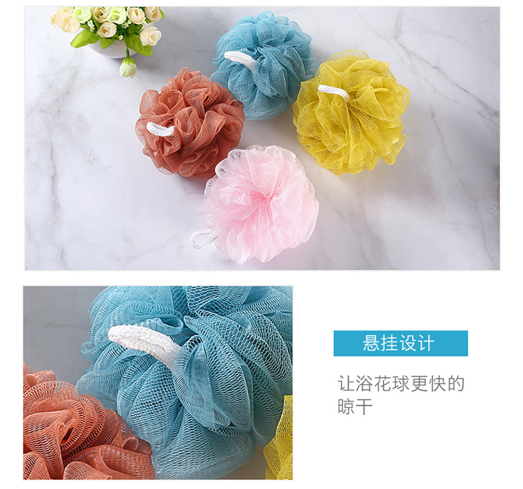 Bath Towel Set Adult Bath Gadget Double Strap Back Rub Loofah Thickened Open Finger Bath Towel Generation Hair