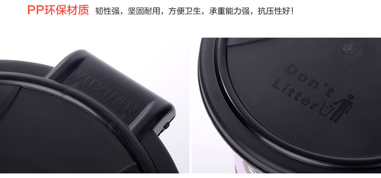 Pedal Flap Trash Can Kitchen Living Room Bathroom Covered Large Small Trash Can Free Garbage Bag
