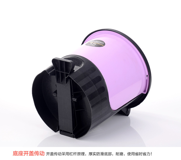 Pedal Flap Trash Can Kitchen Living Room Bathroom Covered Large Small Trash Can Free Garbage Bag