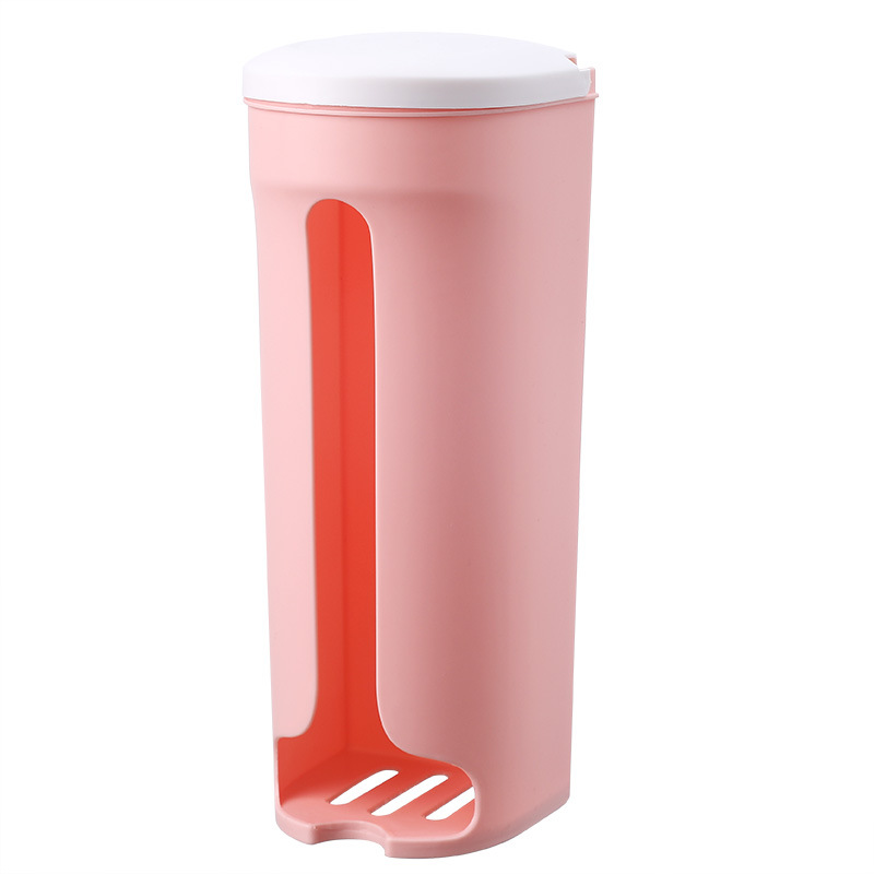 Wall-Mounted Punch-Free Garbage Bag Storage Box Can Be Drain Water and Dustproof Garbage Bags Freshness Protection Package Organizing Storage Box
