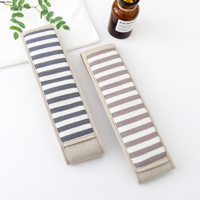 Striped Back Rub Bath Towel Thickened Powerful Rubbing Mud Shower Foaming Net Strip Rubbing Bath Non-Luffa Material Back Rub Towel Spot