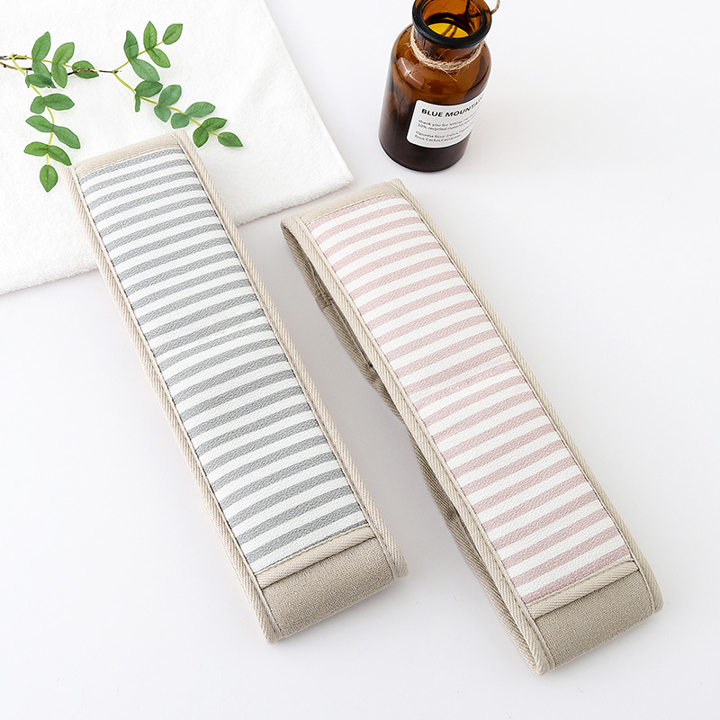 Striped Back Rub Bath Towel Thickened Powerful Rubbing Mud Shower Foaming Net Strip Rubbing Bath Non-Luffa Material Back Rub Towel Spot