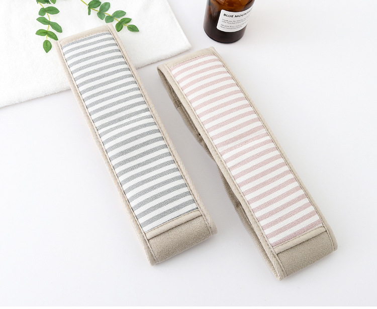 Striped Back Rub Bath Towel Thickened Powerful Rubbing Mud Shower Foaming Net Strip Rubbing Bath Non-Luffa Material Back Rub Towel Spot