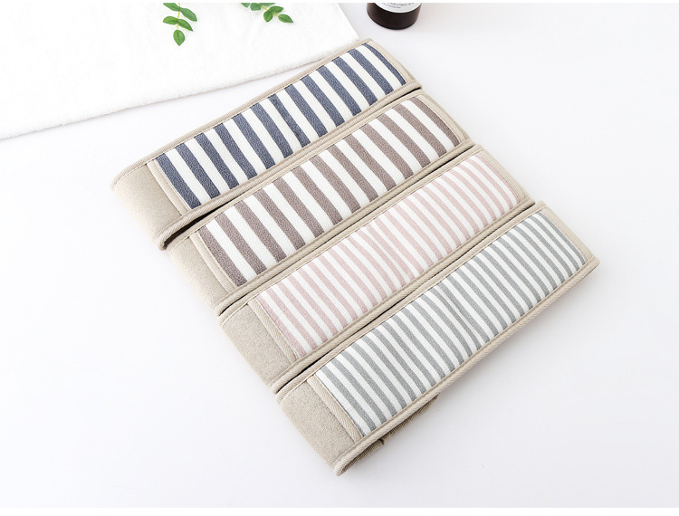 Striped Back Rub Bath Towel Thickened Powerful Rubbing Mud Shower Foaming Net Strip Rubbing Bath Non-Luffa Material Back Rub Towel Spot