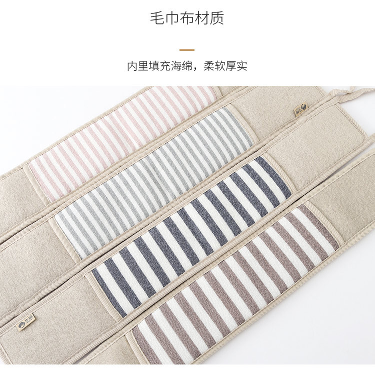 Striped Back Rub Bath Towel Thickened Powerful Rubbing Mud Shower Foaming Net Strip Rubbing Bath Non-Luffa Material Back Rub Towel Spot