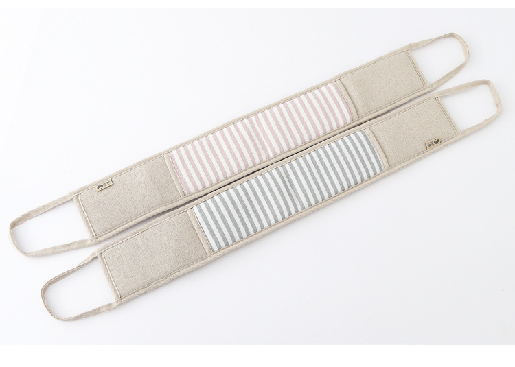 Striped Back Rub Bath Towel Thickened Powerful Rubbing Mud Shower Foaming Net Strip Rubbing Bath Non-Luffa Material Back Rub Towel Spot