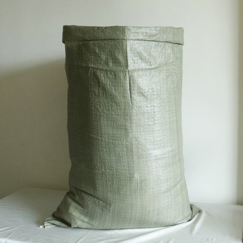 Gray Plastic Woven Bag Construction Waste Logistics Sack Pp Woven Bag Large Garbage Packaging Bag Factory Wholesale