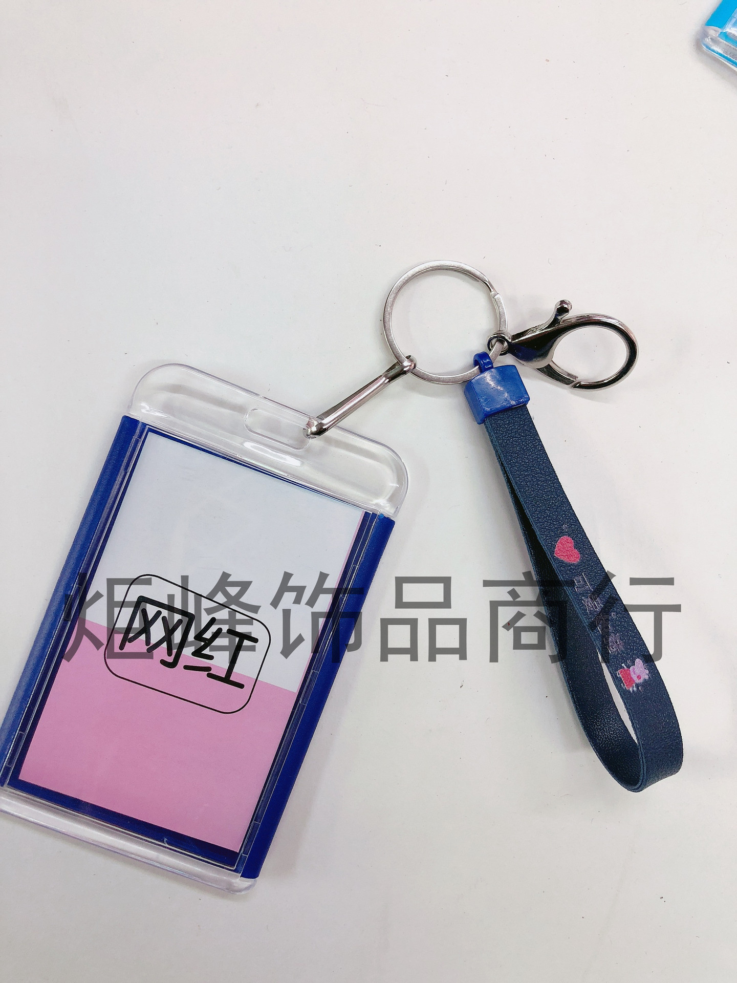 Fresh Korean Style PVC Hard Card Folder Short Rope Keychain Bus Pass School Card Certificate Factory Card Name Tag Card Wholesale Fresh Korean Style PVC Hard Card Folder Short Rope Keychain Bus Pass School Card Certificate Factory Card Name Tag Card Wholesale
