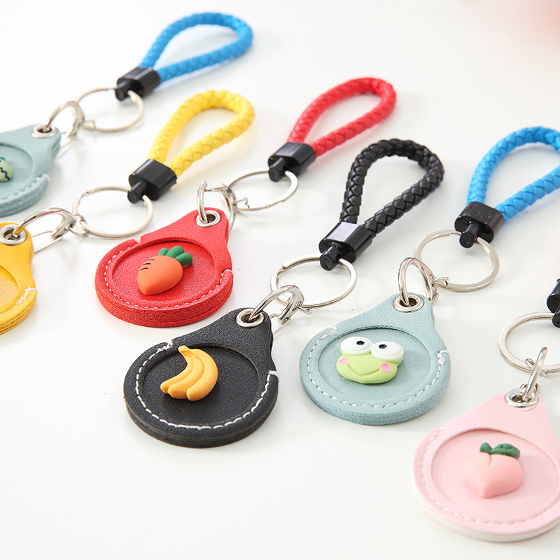 Cartoon Access Card Cover Keychain Carrying Strap Portable Small Card Holder Community Access Control IC Protective Case Induction Card Holder