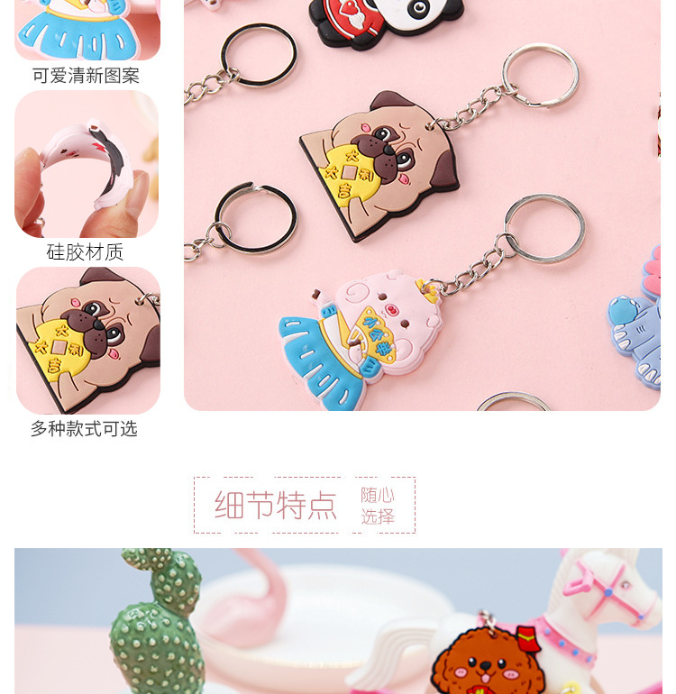 Factory Direct Supply Paper Card PVC Flexible Glue Keychain Cartoon Car Key Pendant Push Gift Wholesale plus Logo Factory Direct Supply Paper Card PVC Flexible Glue Keychain Cartoon Car Key Pendant Push Gift Wholesale plus Logo