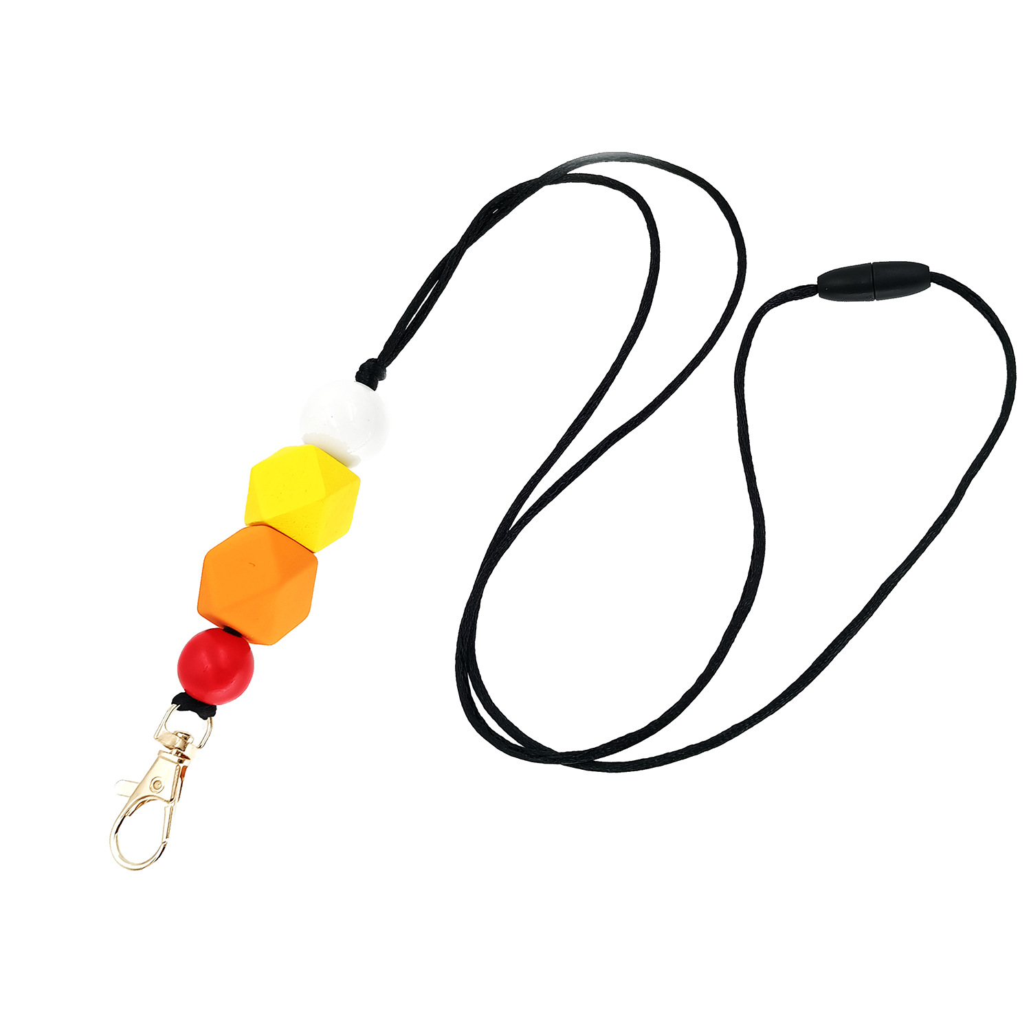 Amazon Hot Christmas Lanyard Badge Clip Key Can Buckle Work Card Long Necklace Cellphone Chain