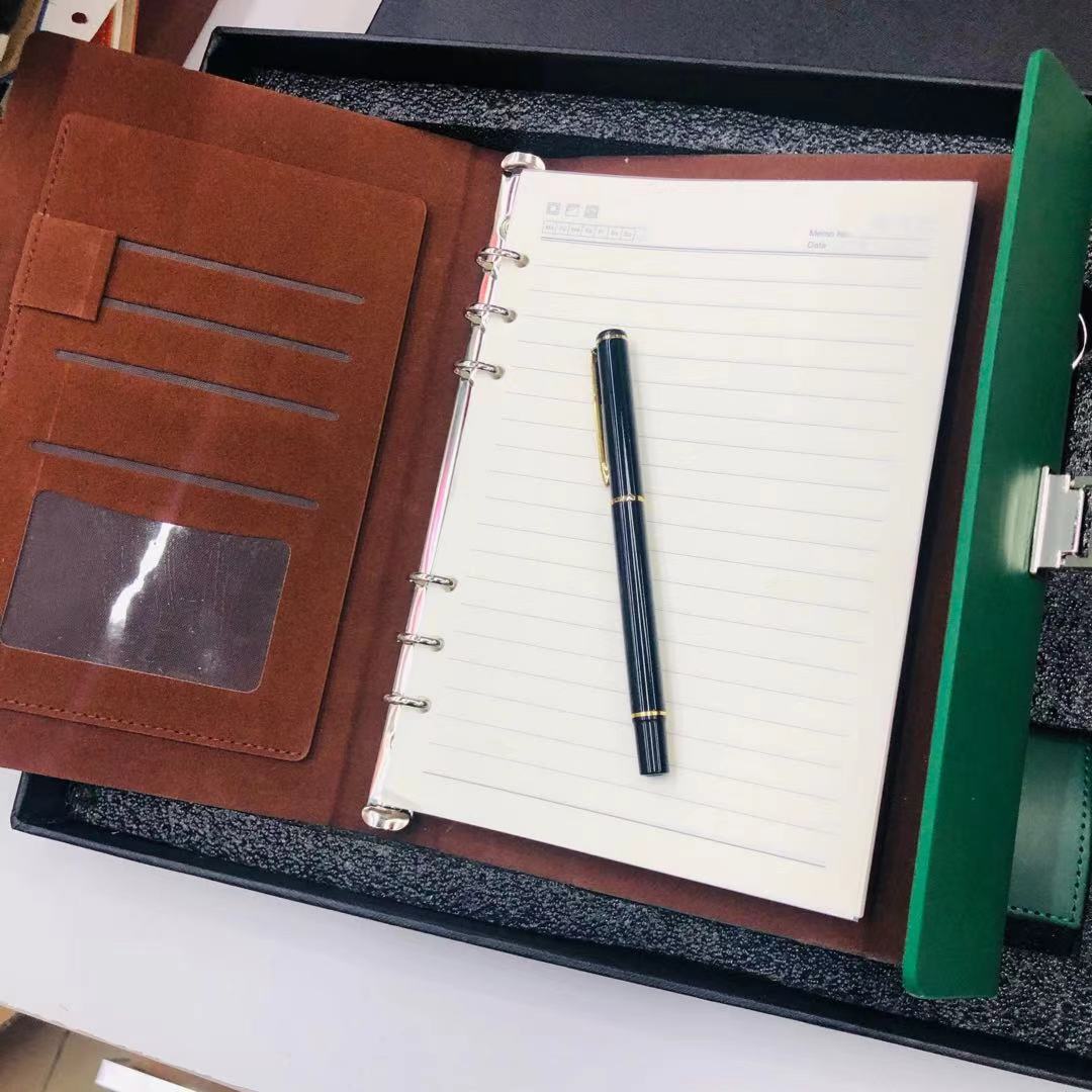 High-End Business Gift Box with Pen and Keychain with Business Card Case Customization