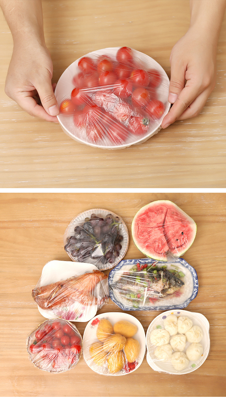 Jiameiji Disposable Plastic Wrap Sets Freshness Bowl Cover Elastic Mouth Refrigerator Freshness Protection Package Tureen Household Fresh-Keeping Dustproof Jiameiji Disposable Plastic Wrap Sets Freshness Bowl Cover Elastic Mouth Refrigerator Freshness Protection Package Tureen Household Fresh-Keeping Dustproof