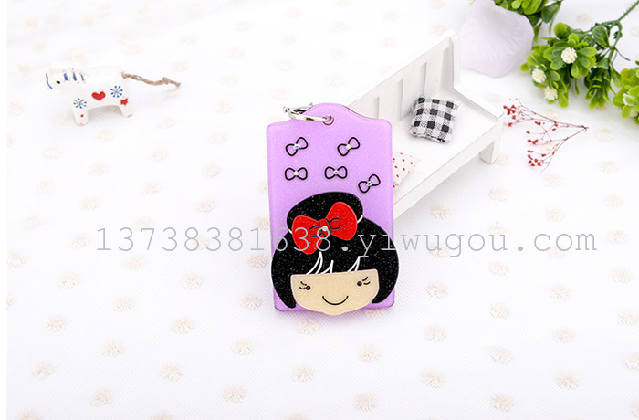 New shell yakelika Keychain IC solid smart bus card cards cartoon New shell yakelika Keychain IC solid smart bus card cards cartoon